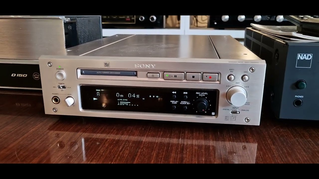 SONY MDS-J3000ES mini disc from 90' high fidelity Project