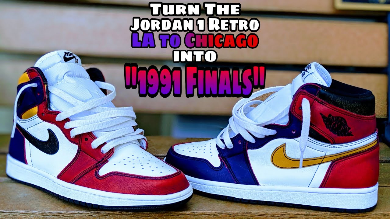 TUTORIAL: How To Change The Nike SB x Jordan 1 LA to Chicago into