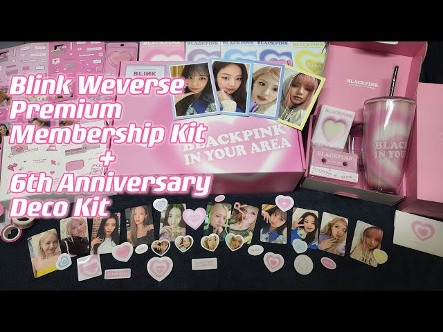 Unboxing] BLACKPINK - Blink Weverse Premium Membership Kit + 6th