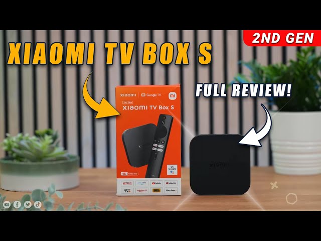 Xiaomi TV Box S 2nd Gen | 4K Google TV Streaming Box (HDR10