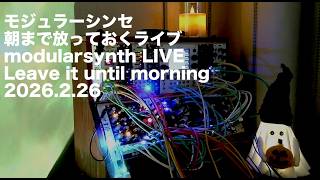I Left My Modular Synth Alone All Night - Feb 26, 2026. - YouTube