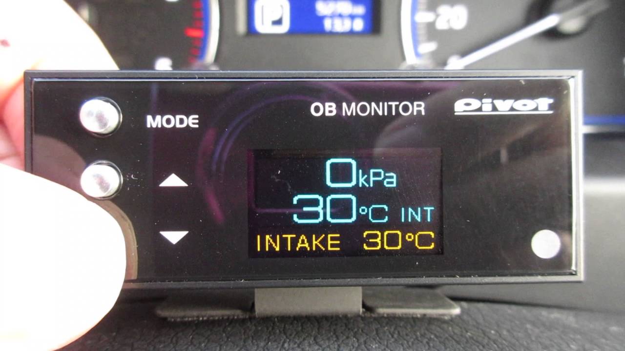 PIVOT OB MONITOR ピボット OBDマルチモニター - YouTube