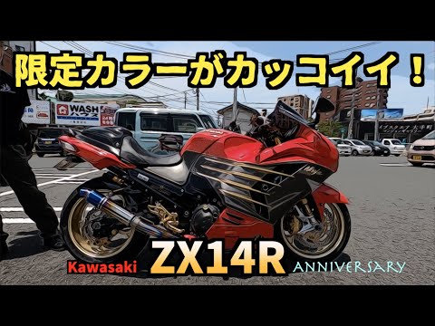 The limited edition color is impressive! Kawasaki ZX14R ~ PRIDE