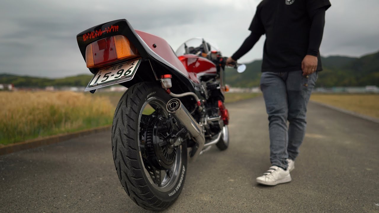 マフラー音】「アルミ特有の音で耳が幸せに!!」CBX400F プロタッチ