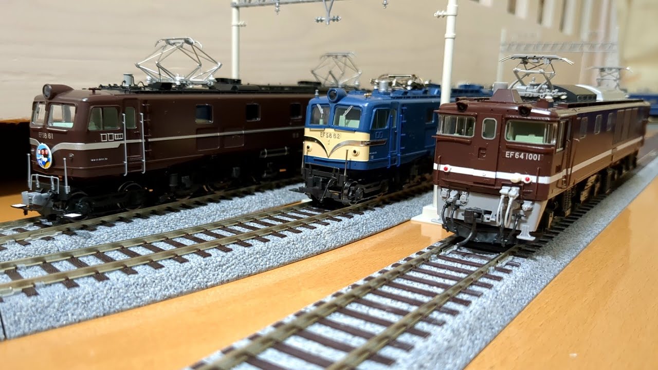 鉄道模型】16番（HO）/トラムウェイ製EF58 61号機でKATO 14系「踊り子