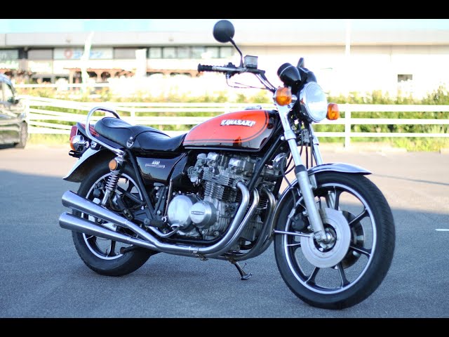 KZ650 ザッパー 火の玉Z仕様カスタム 4本出しマフラー エンジン始動