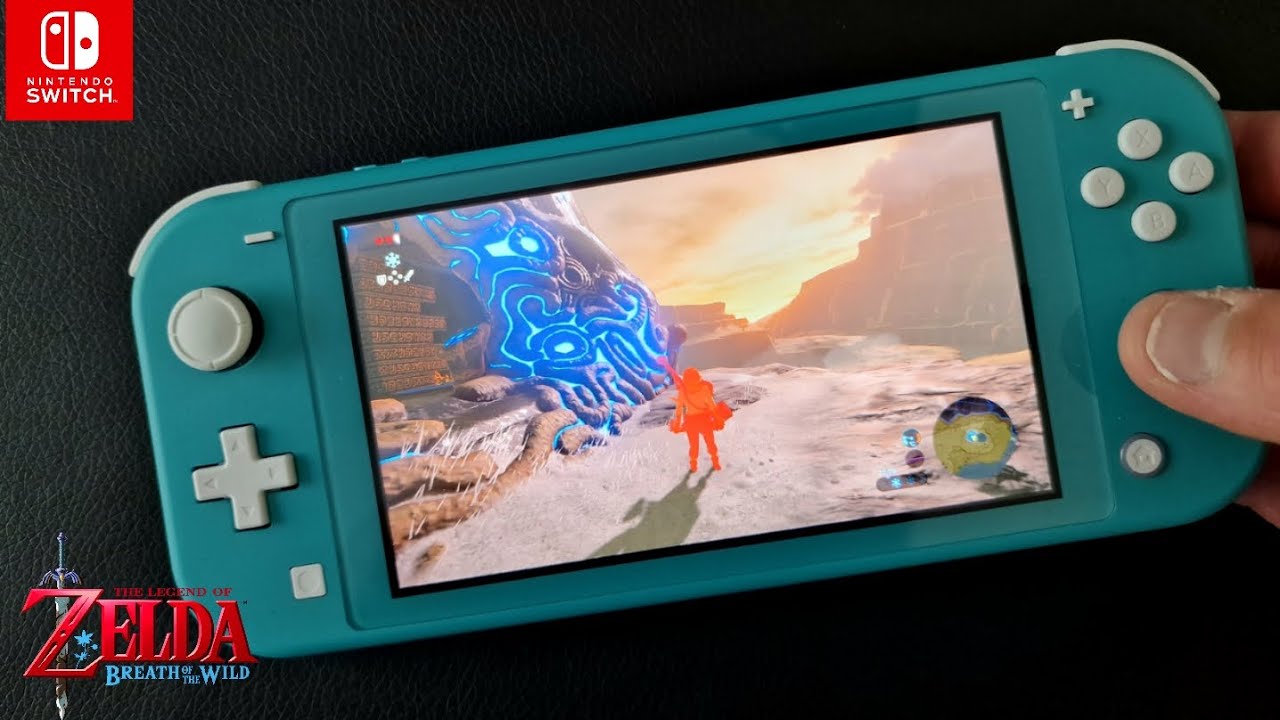 The Legend of Zelda Breath of The Wild Nintendo Switch Lite