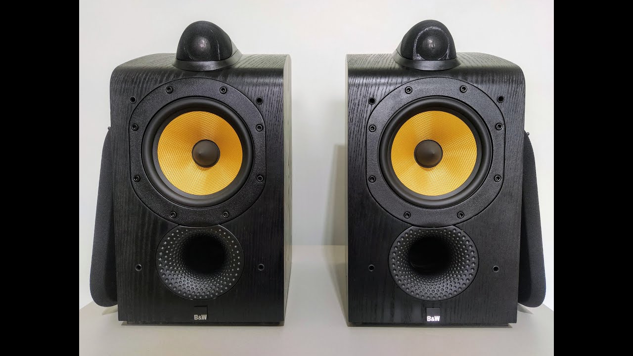 B&W 705 (Bowers & Wilkins) Black Ash 120W (RMS) / 8 Ohms - YouTube
