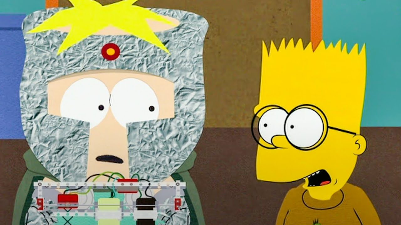 15 Times The Simpsons and South Park Made Fun of Each Other - YouTube