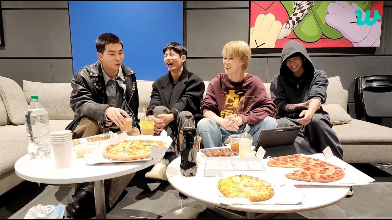 ENGSUB BTS LAST WEVERSE LIVE] Namjoon Jimin Taehyung Jungkook With