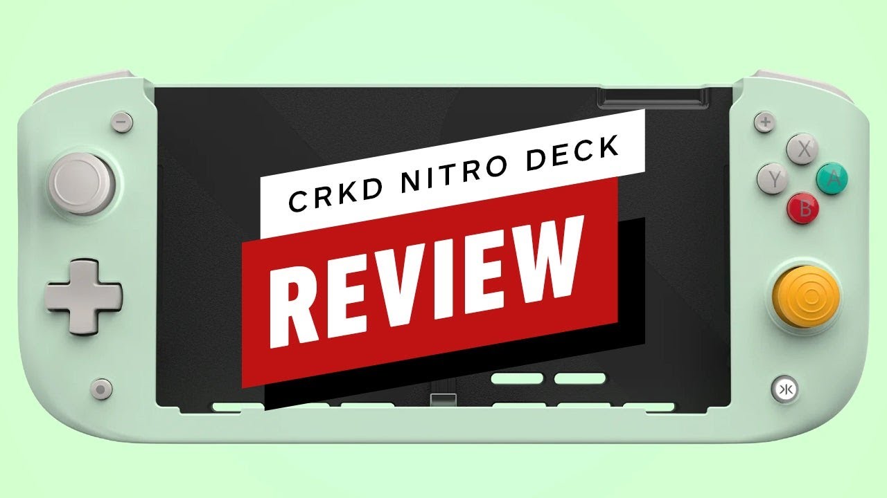 Nintendo Switch本体をドッキングするコントローラ「Nitro Deck」