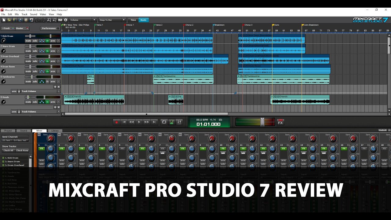 Mixcraft Pro Studio 7 Review - YouTube