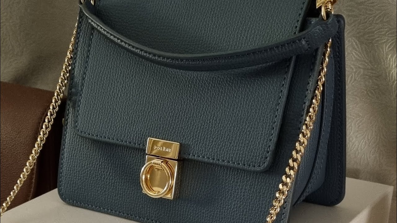 Not sponsored) Unboxing Polene Seven mini- Midnight Blue #polene