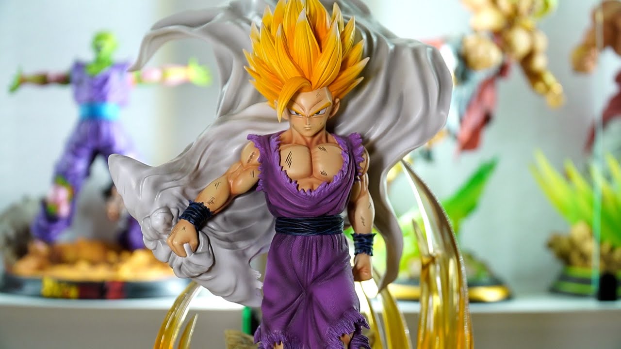 ドラゴンボール ガレージキット フィギュア 超サイヤ人2孫悟飯 - YouTube
