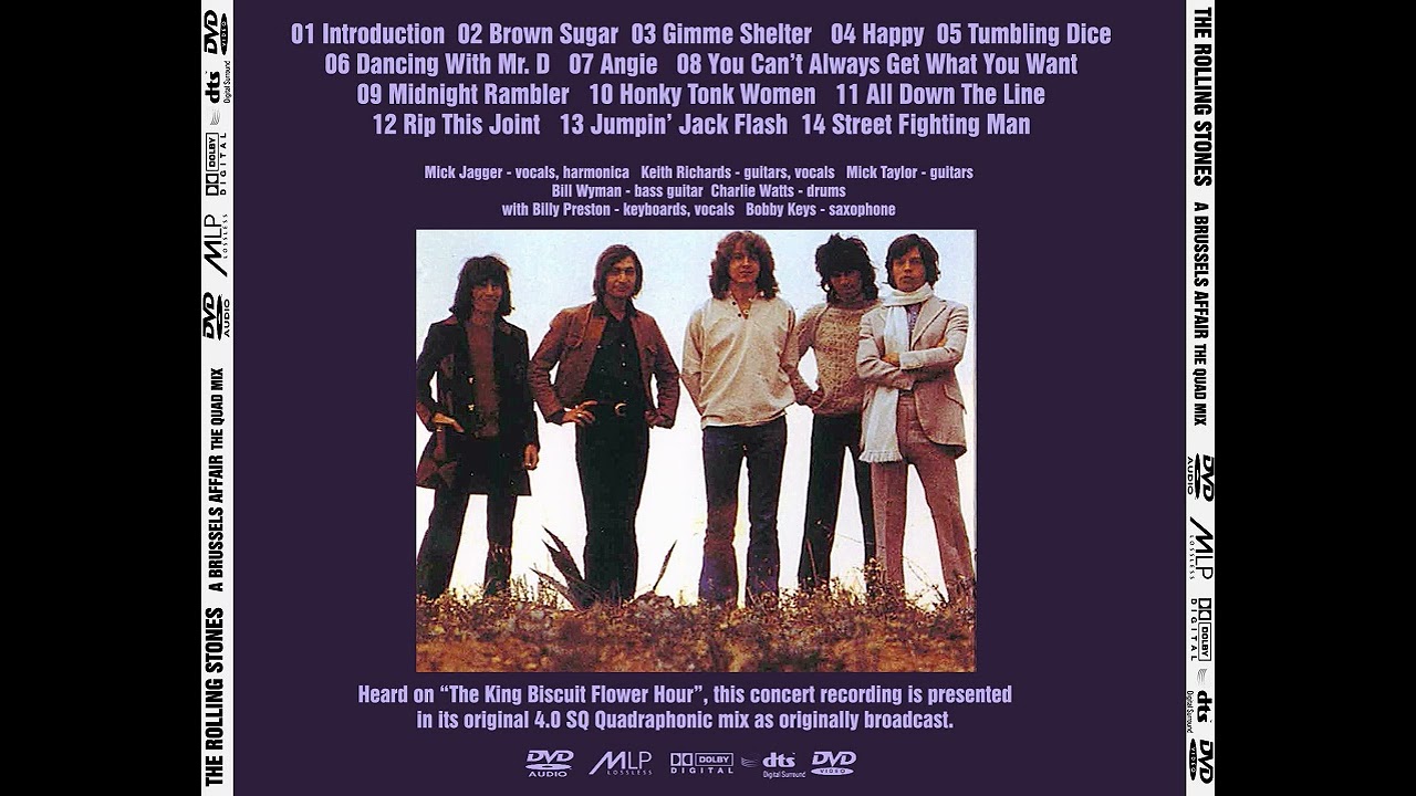 The Rolling Stones - Brussels Affair King Biscuit Flower Hour - SQ