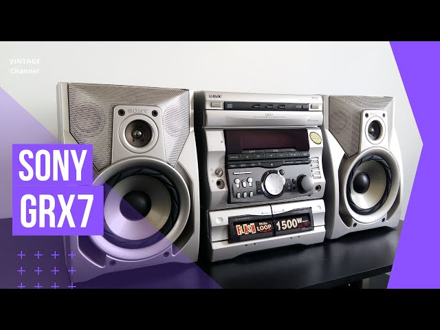 Sony MHC GRX7 - YouTube