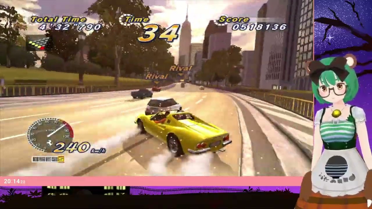 Xbox版 アウトラン2006 Coast 2 Coast GOAL E 【Xbox360互換機能を利用