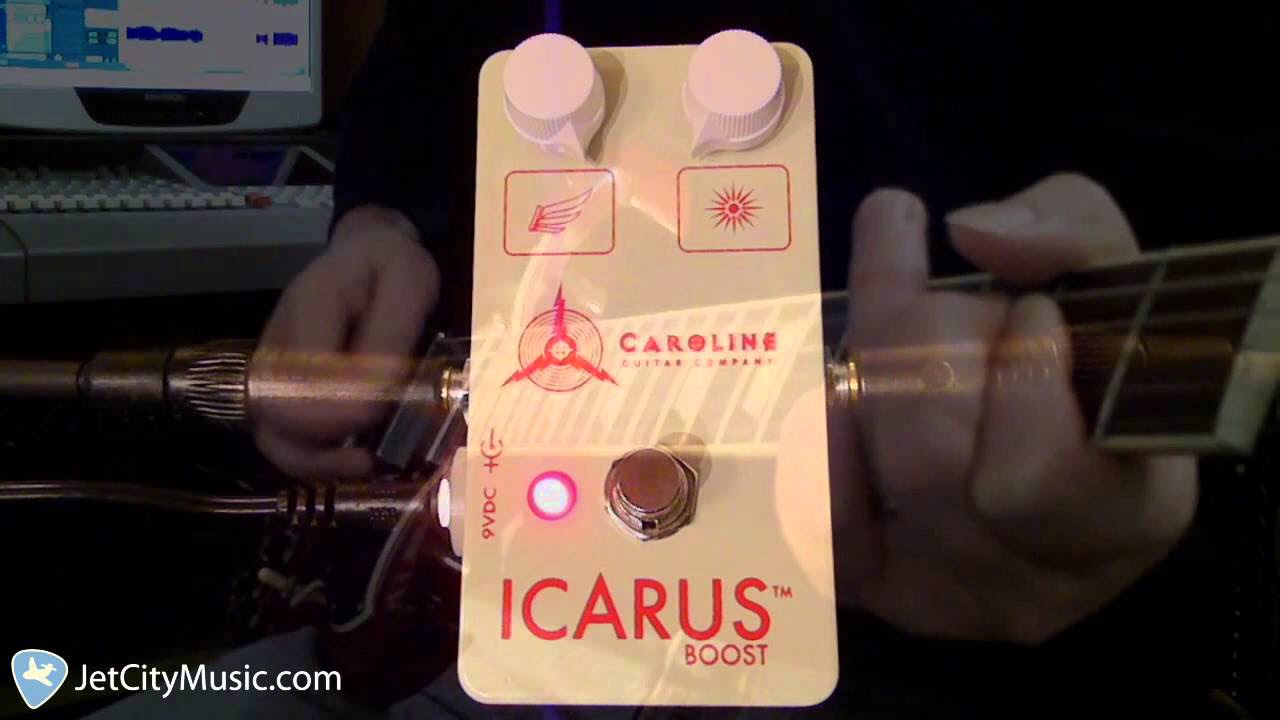 Caroline Guitar Company Icarus Boost - YouTube