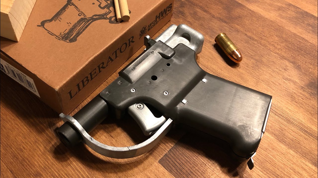 ハートフォード製モデルガン FP-45(リベレーター) - YouTube
