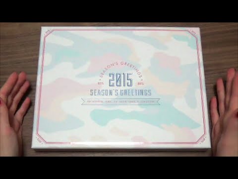 Unboxing BTS (Bangtan Boys) 방탄소년단 2015 Season's Greetings