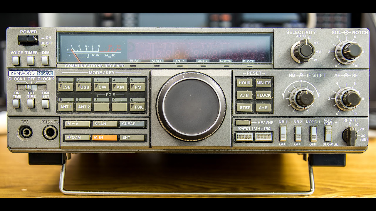 Kenwood R-5000 Shortwave Receiver - Restoration - Part 1 - YouTube