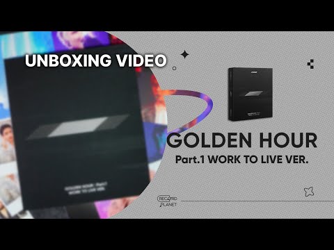 ATEEZ [ GOLDEN HOUR Part.1 WORK TO LIVE VER. ] Unboxing｜에이티즈