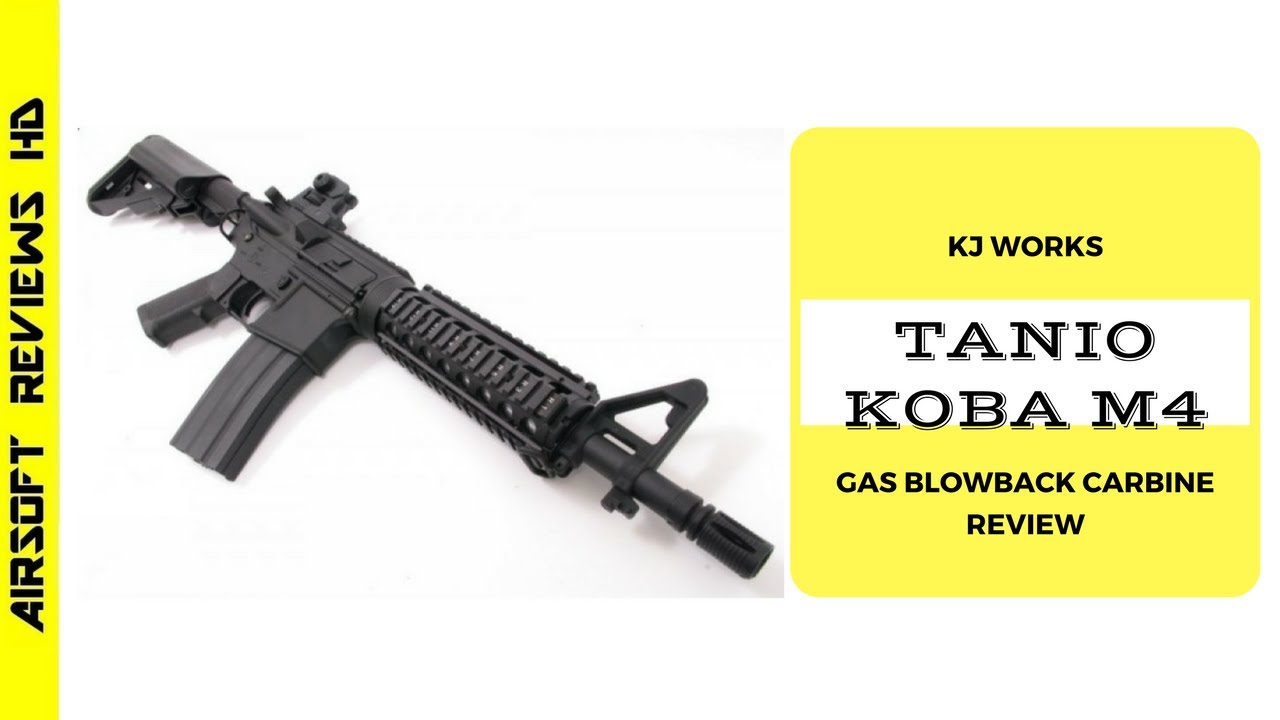 KJW Tanio Koba M4 GBBR Version 2 review - YouTube
