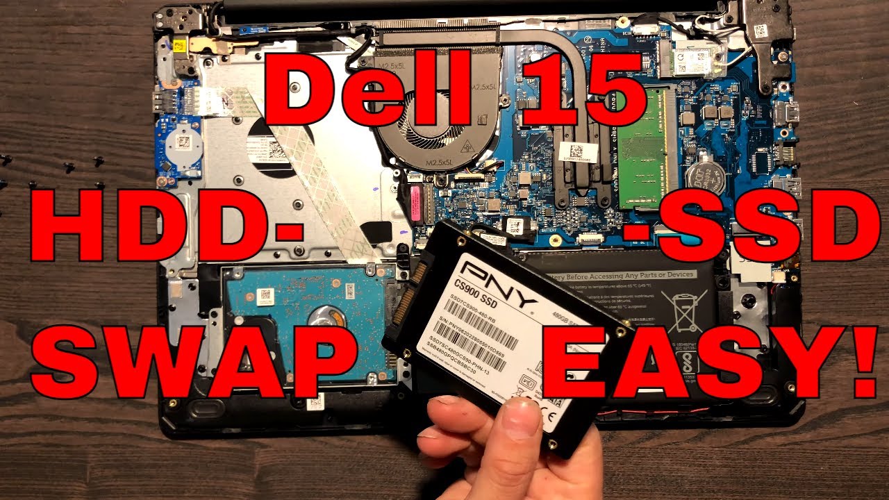 Dell Inspiron 15 5378 - SSD/HDD upgrade guide Quick & Easy How-To