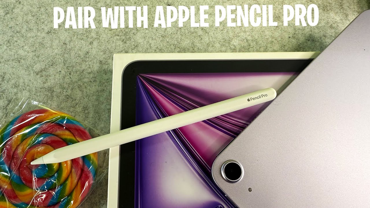 How To Connect Apple Pencil Pro to iPad Air M3 - YouTube
