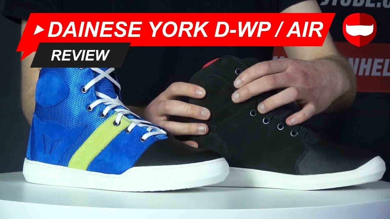 Dainese York D-Wp Shoes Carbon/Red + Free Shipping!