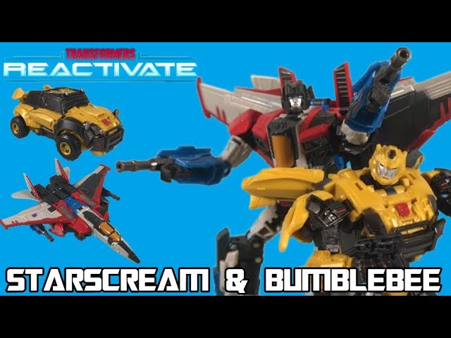 Starscream & Bumblebee 2 Pack Review - Transformers Reactivate