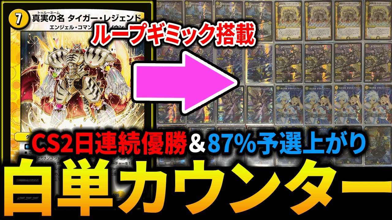 カウンターに特化した《白単カウンター》がまさかのCS2連優勝&高