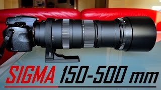 Sigma 150-500 mm f5 6 3 APO DG OS HSM unboxing and Test - YouTube