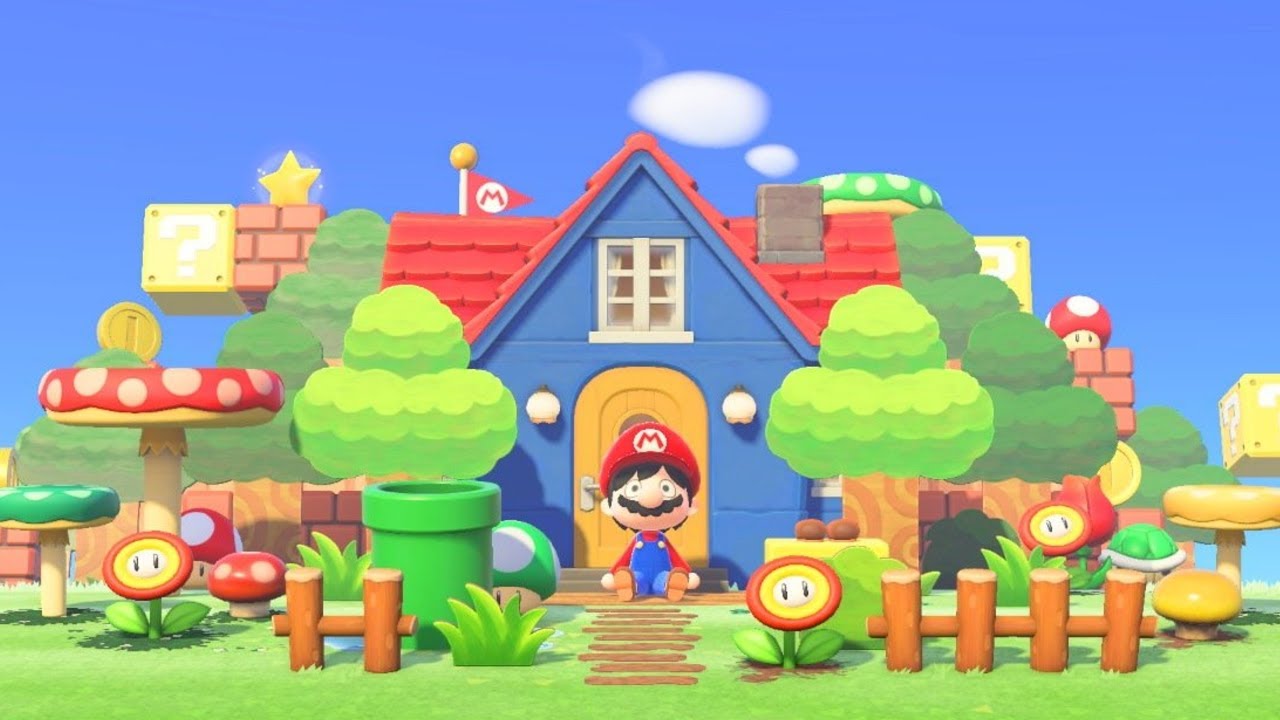 Animal Crossing] Mario's House Island Creation [Animal Crossing