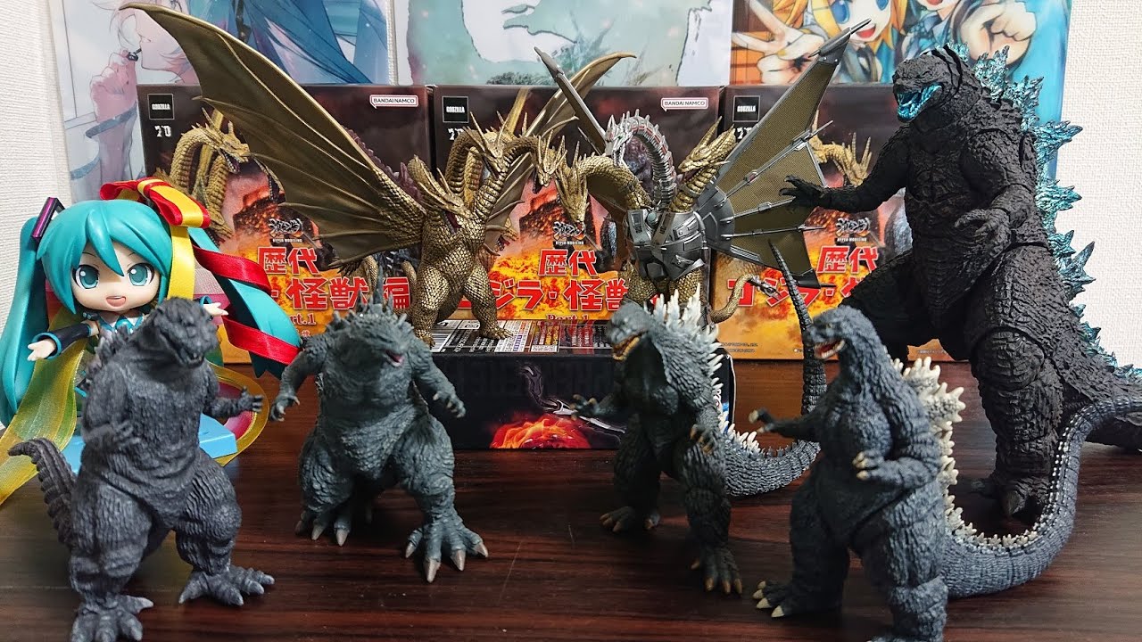 新シリーズ！】 激造シリーズ 歴代ゴジラ・怪獣 Part.1 全種レビュー