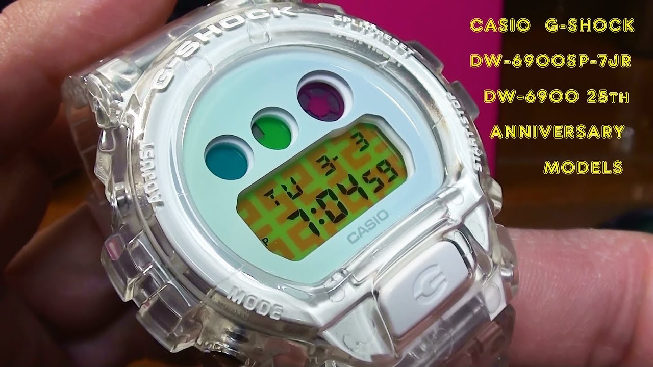 カシオ CASIO G-SHOCK DW-6900SP-7JR レビュー 25th Anniversary model