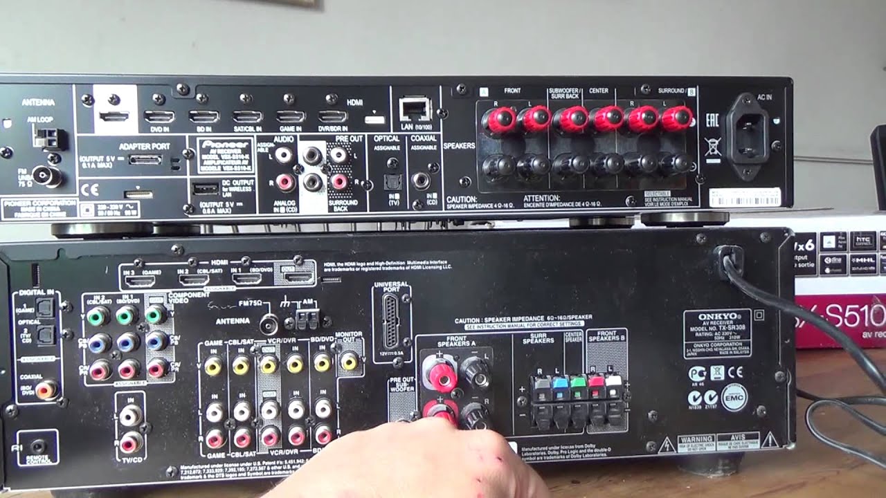 Pioneer VSXS510 Slim Line - YouTube