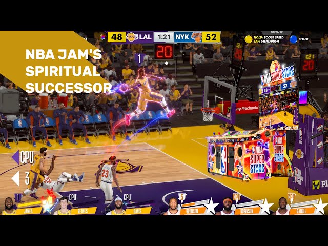 NBA Jam Returns To Arcades As NBA Superstars [Game footage!] - YouTube