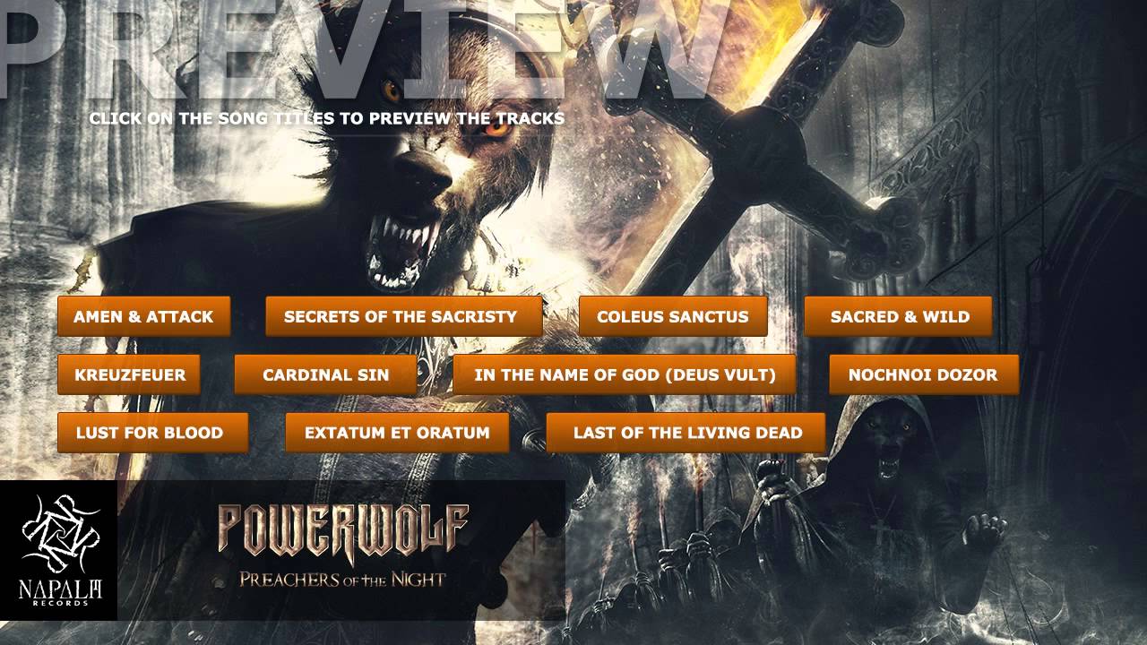 POWERWOLF - Preachers of the Night (Preview) | Napalm Records