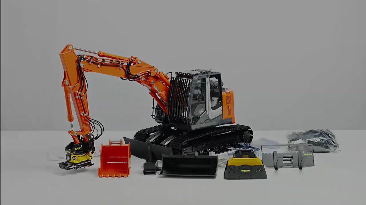 1/14 Super Frog Hitachi ZX 135US Platinum Edition 3-arm Excavator