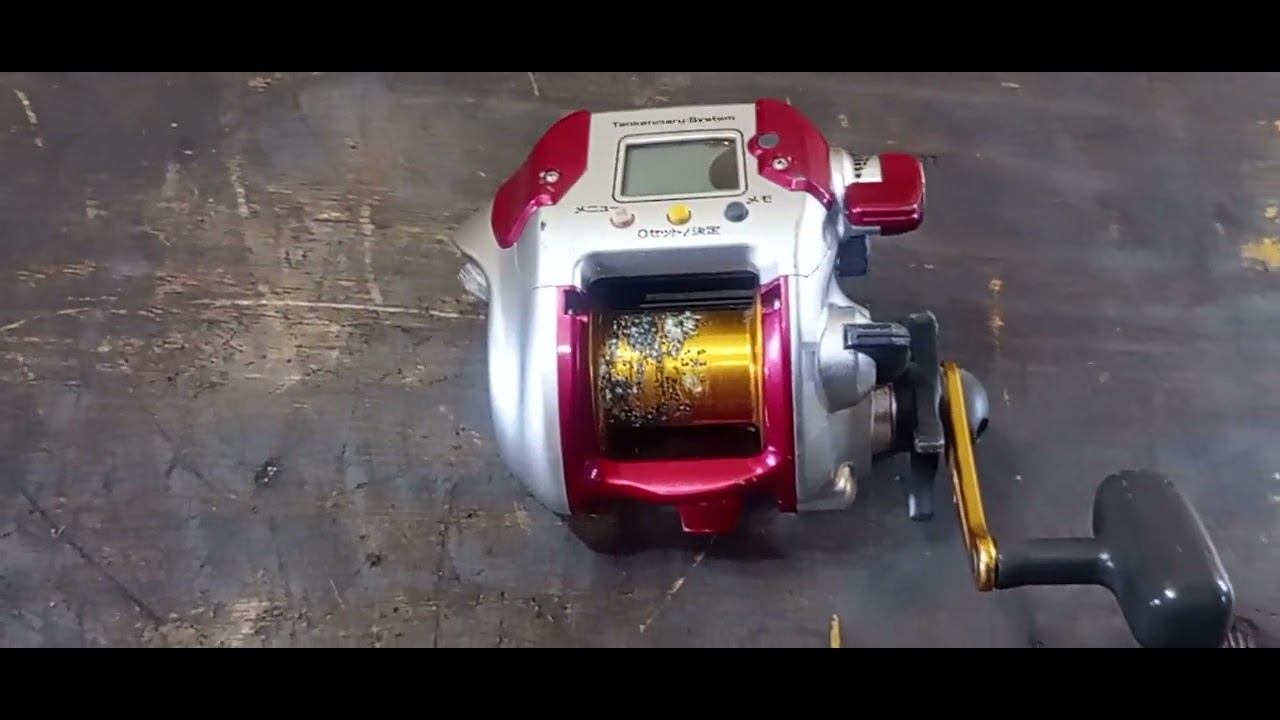 電動リール シマノ SHIMANO PLAYS プレイズ1000 液晶割れ 色々不具合の