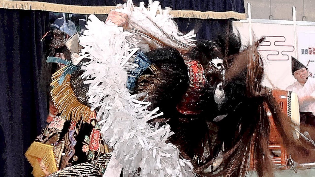 石見神楽 鍾馗】都神楽団2023.1.21～『島根ふるさとフェア』広島駅南口