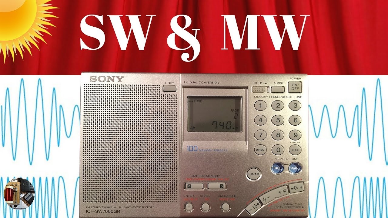 Sony ICF-SW7600GR Radio | Daytime SW & MW - YouTube