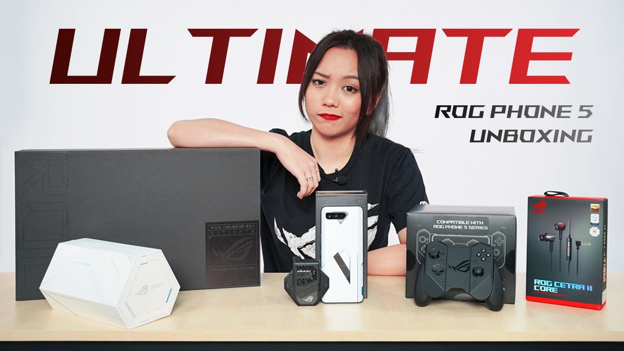 ROG Phone 5 ULTIMATE Unboxing - Ultimate Fan Gift Set and more