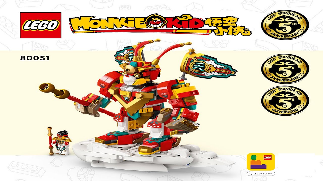 LEGO instructions - Monkie Kid - 80051 - Monkie Kid's Mini Mech