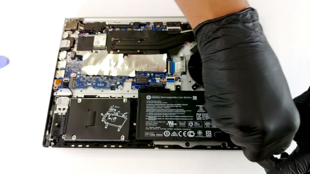 HP ProBook 450 G6 - disassembly and upgrade options - YouTube