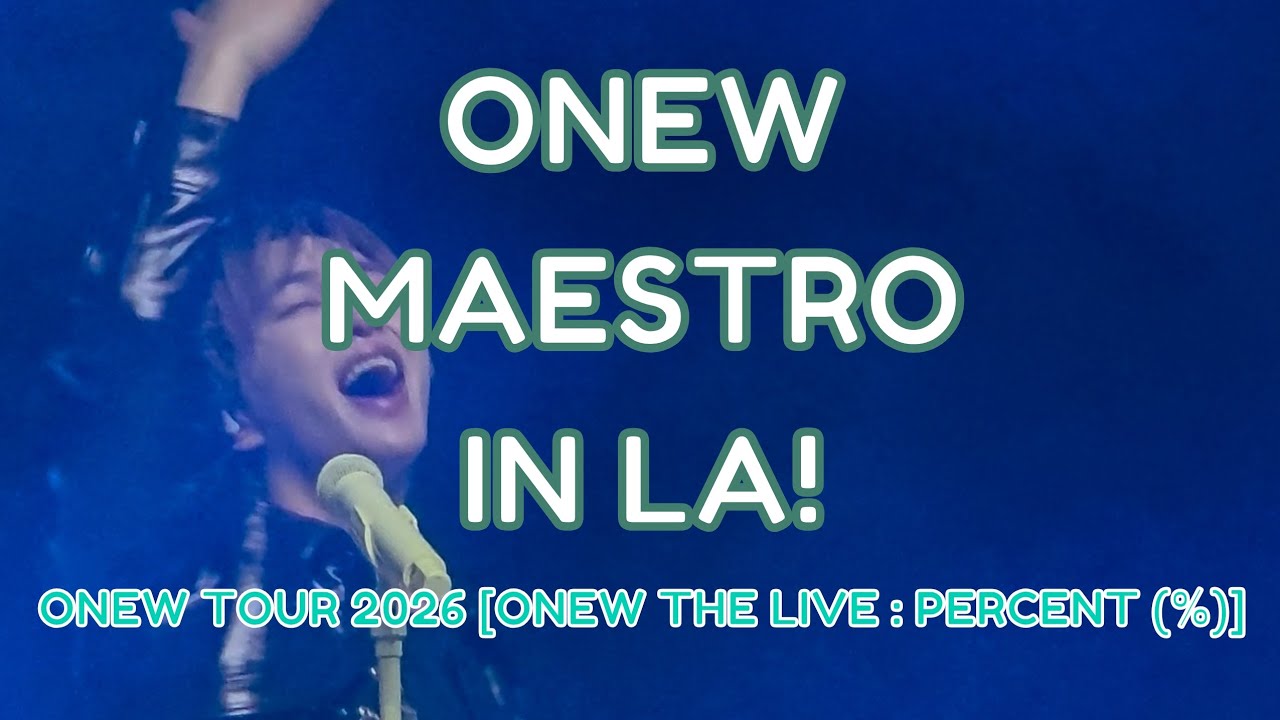 4K - ONEW (온유/オニュ) - SHINEE (샤이니) - MAESTRO - 2026 ONEW