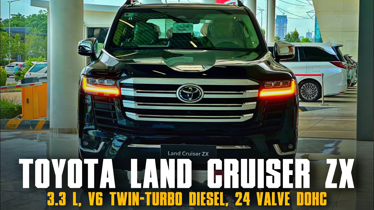 2025 Toyota Land Cruiser 300 ZX Black color : Luxury Car | The
