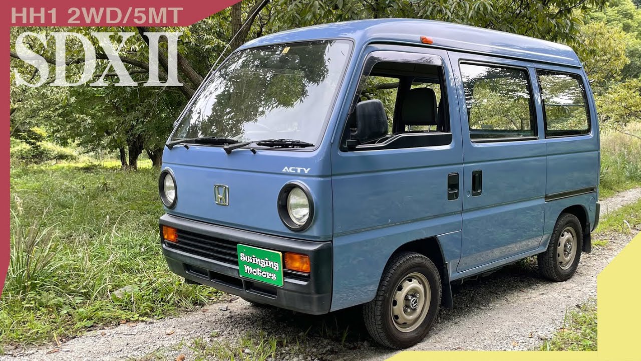 Honda Acty Van] How about a private camping trip in a classic