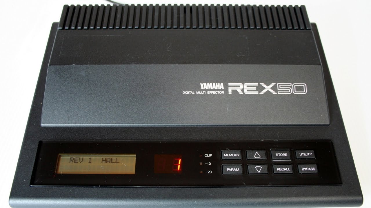 YAMAHA DIGITAL MULTI EFFECTOR REX50 Rough Sound Check - YouTube